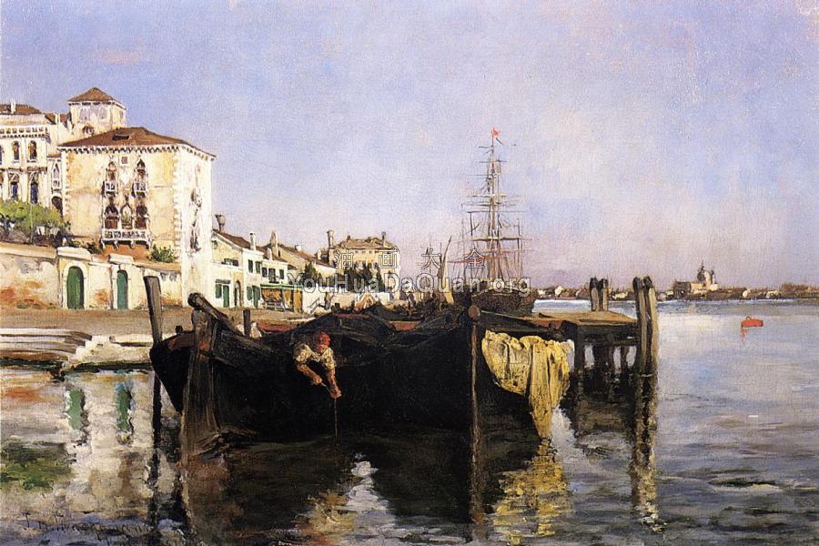 View of Venice - 约翰·亨利·特瓦克特曼